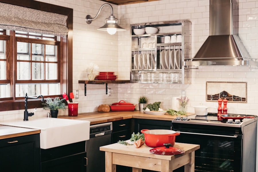 Deep lower kitchen cabinet with appliances stored inside on pull-out shelves — the appliance cabinet system that keeps counters clear while maintaining easy access to frequently used kitchen equipment